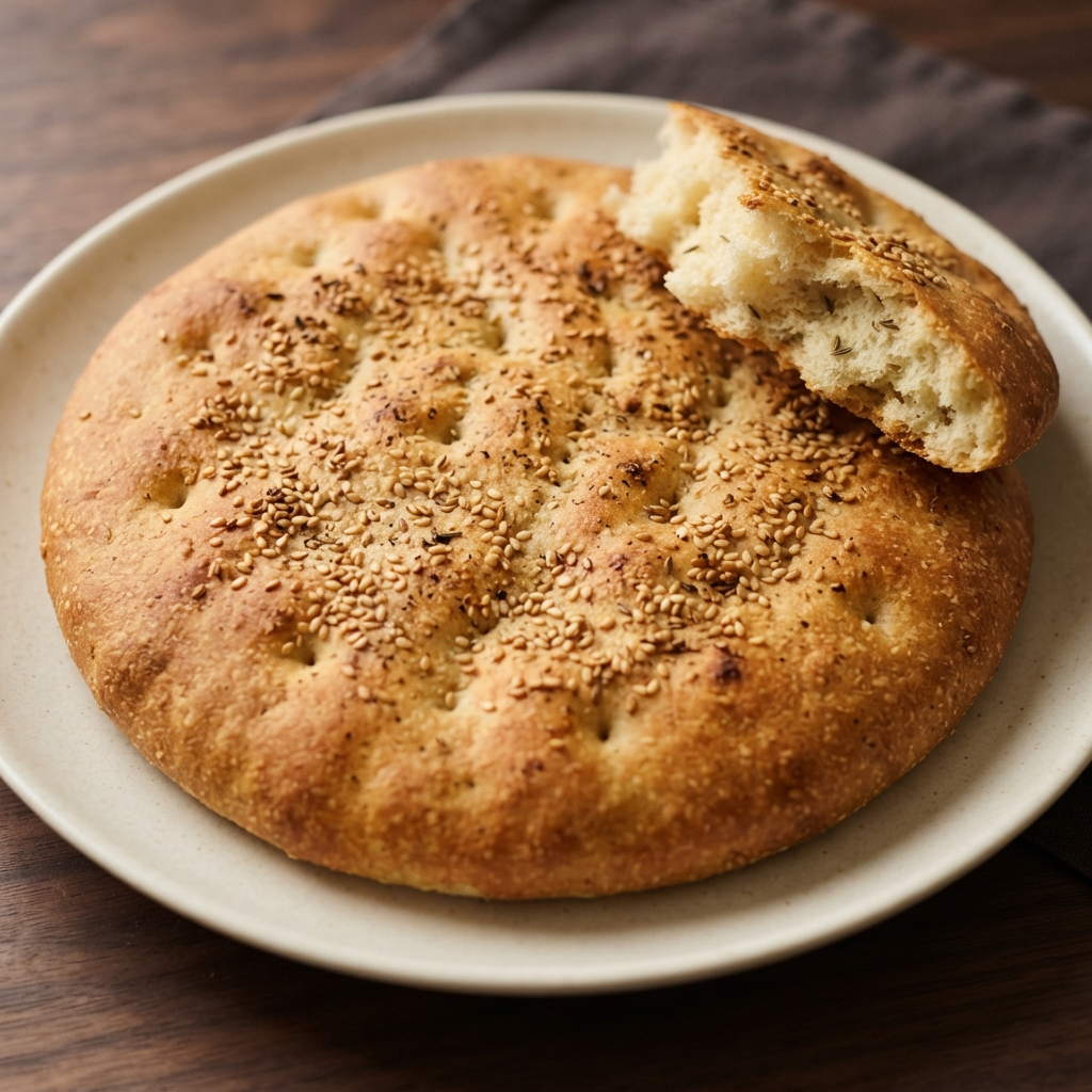 Moroccan Khobz Ksra Flatbread