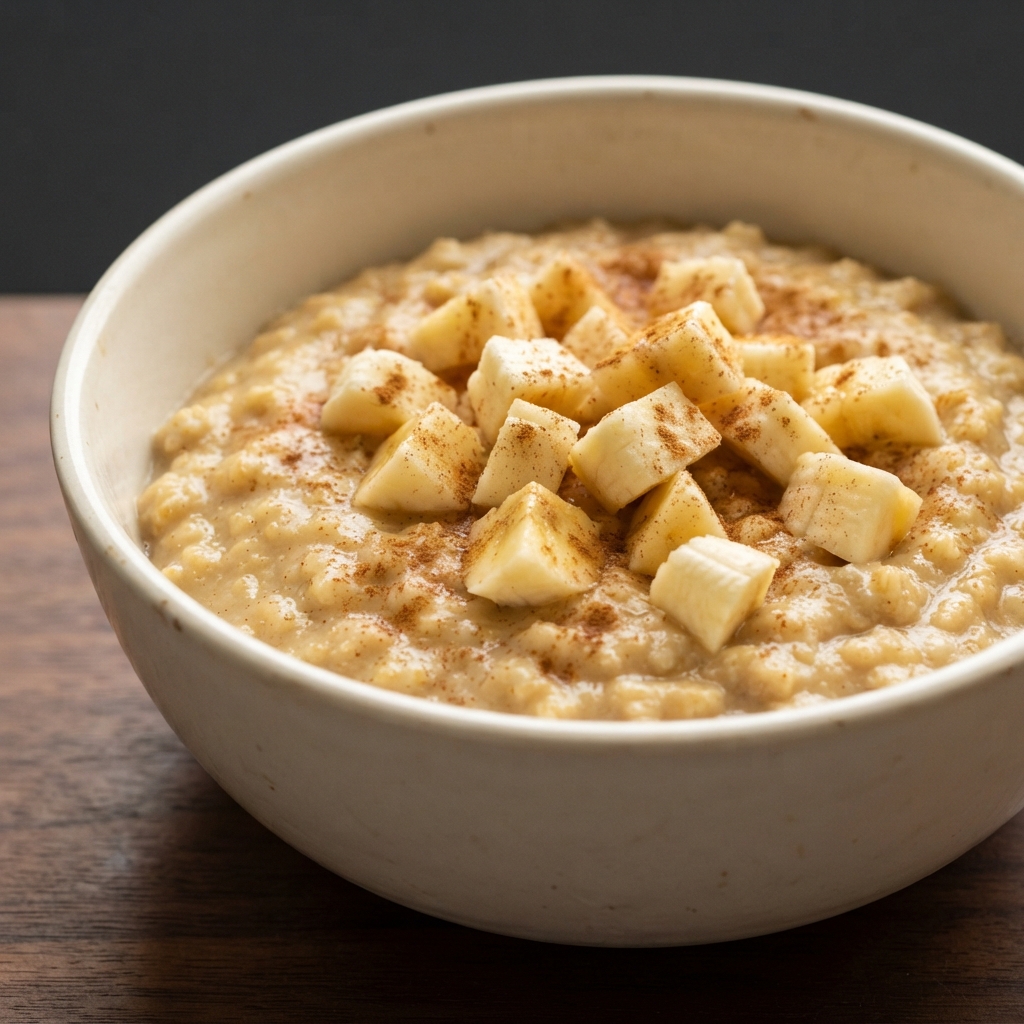Banana-Almond Oatmeal Bowl