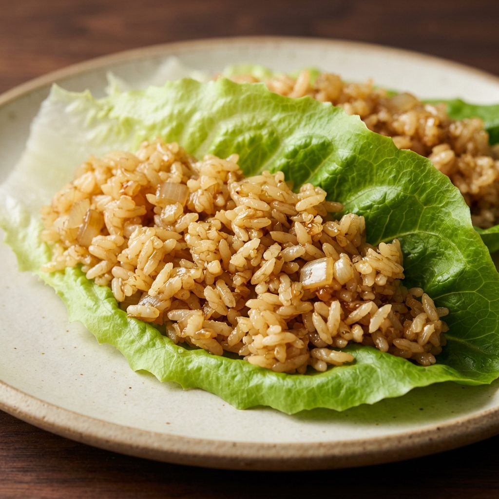 Quick Vegetarian Romaine Lettuce Wraps