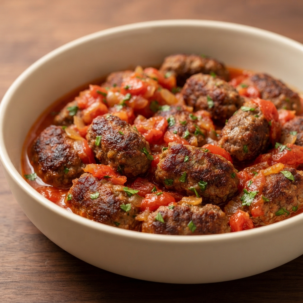 Algerian Kefta (Meatballs)