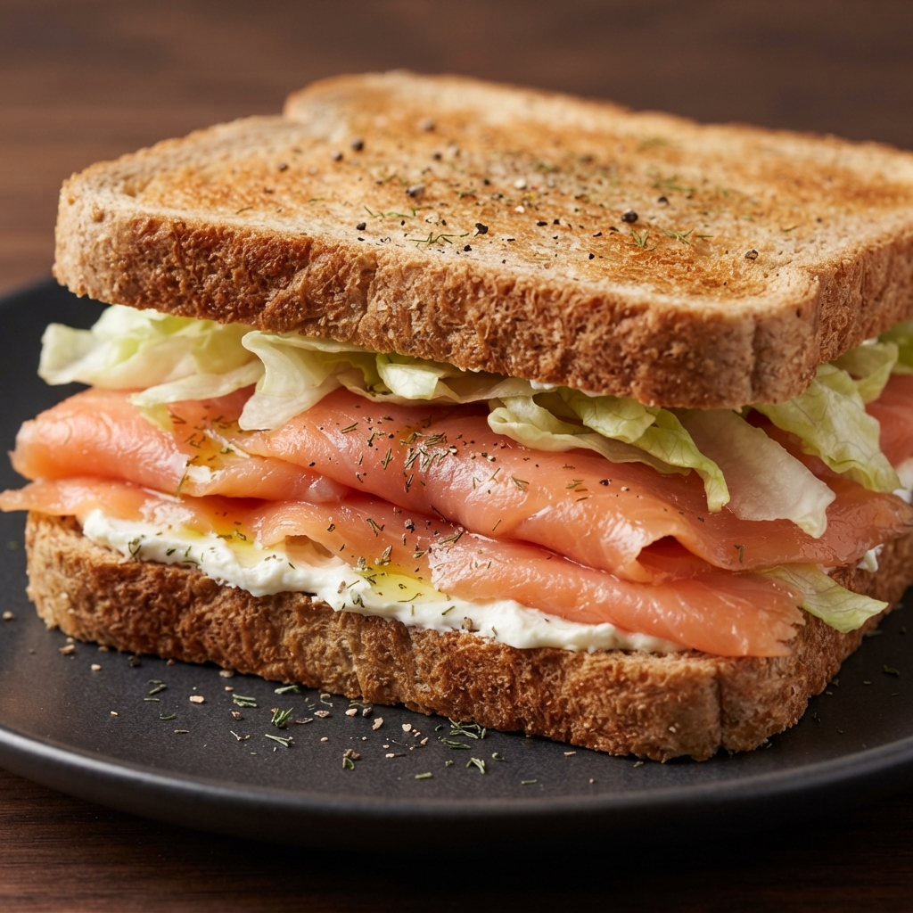 Smoked Salmon Sandwich
