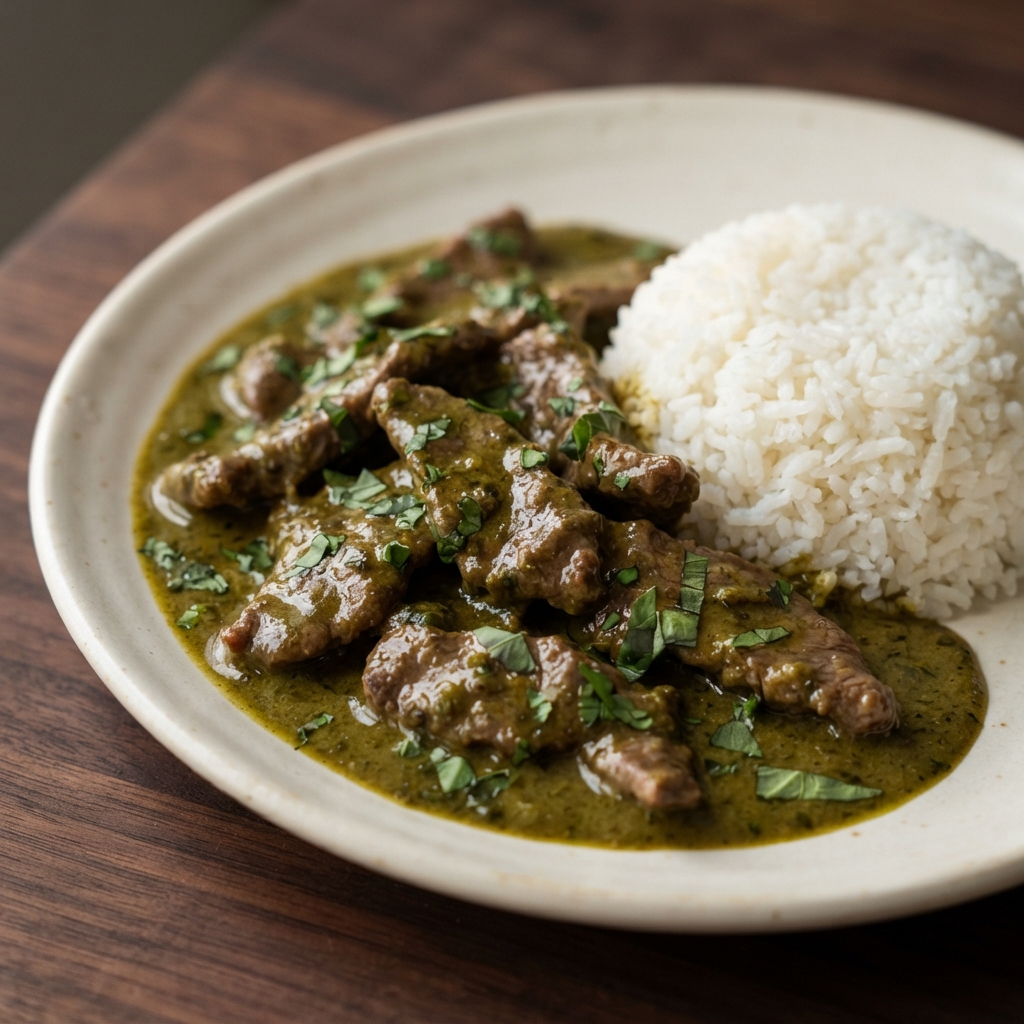 Chuck and Heather's Green Panang-Style Curry