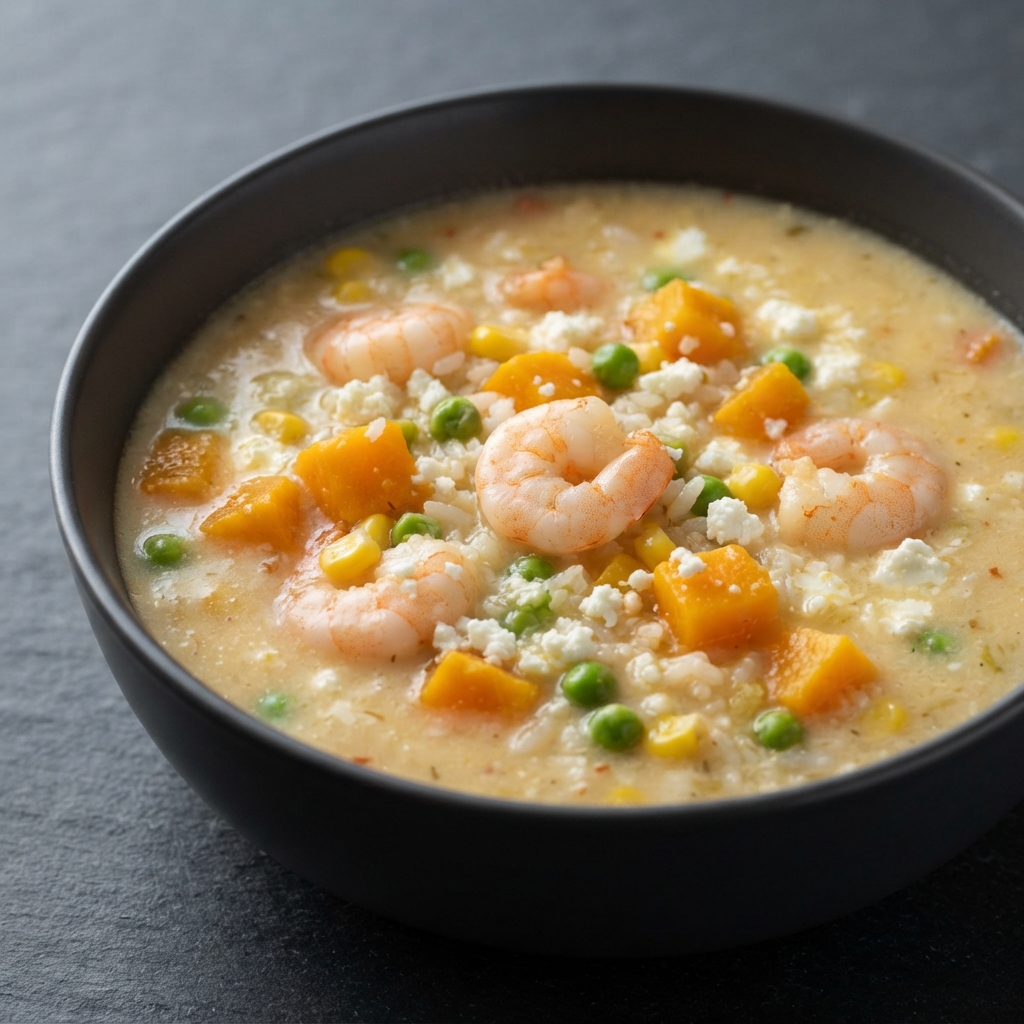Peruvian Chupe de Camarones (Shrimp Chowder)