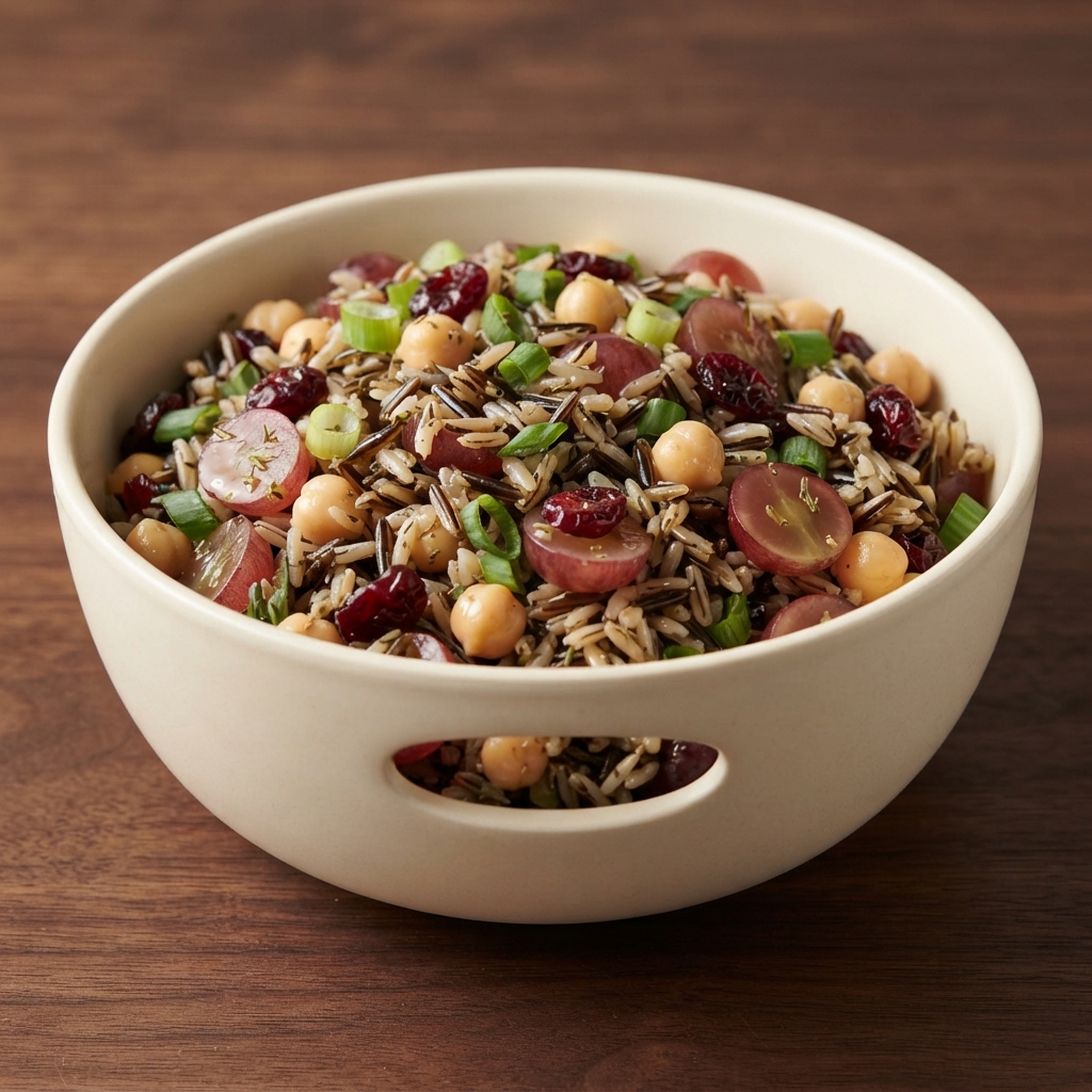 Plant-Based Wild Rice Harvest Salad