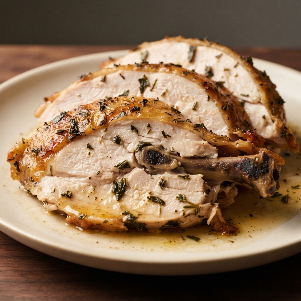 Herb-Roasted Bone-In Turkey Breast