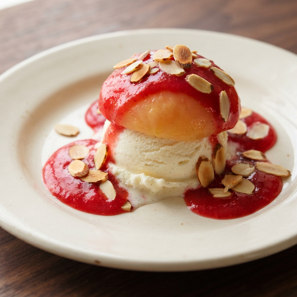 Chef John's Peach Melba