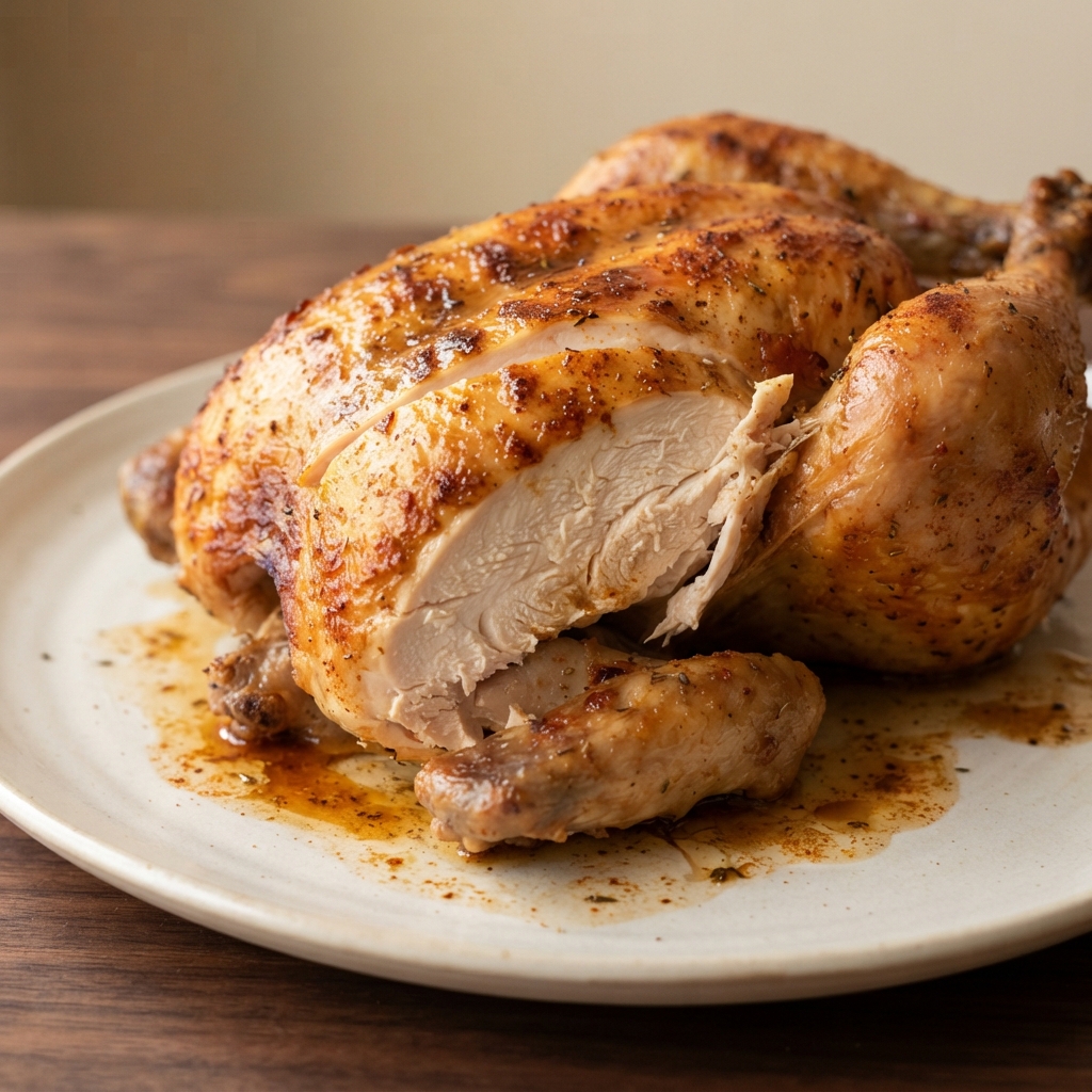 Bacon-Wrapped Roast Chicken