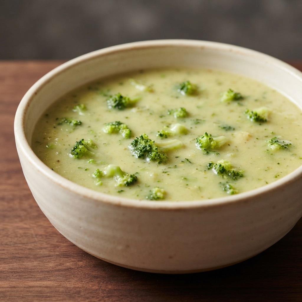 Low-Fat, Full-Flavor Cream of Broccoli Soup