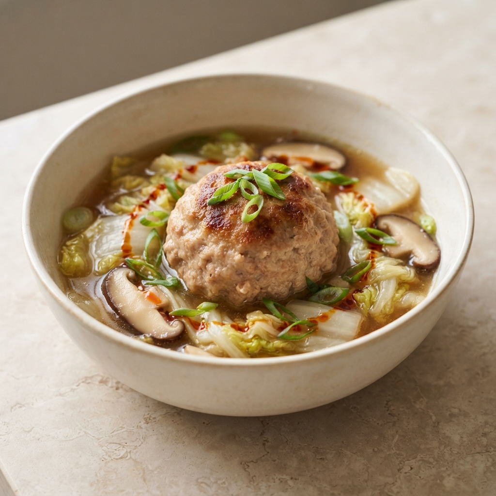 Shanghai-Style Lion’s Head Pork Meatballs