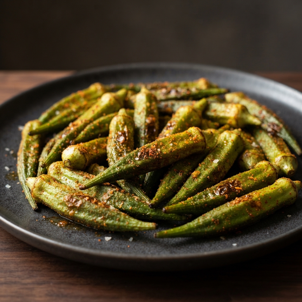 Chili-Lime Air Fryer Okra