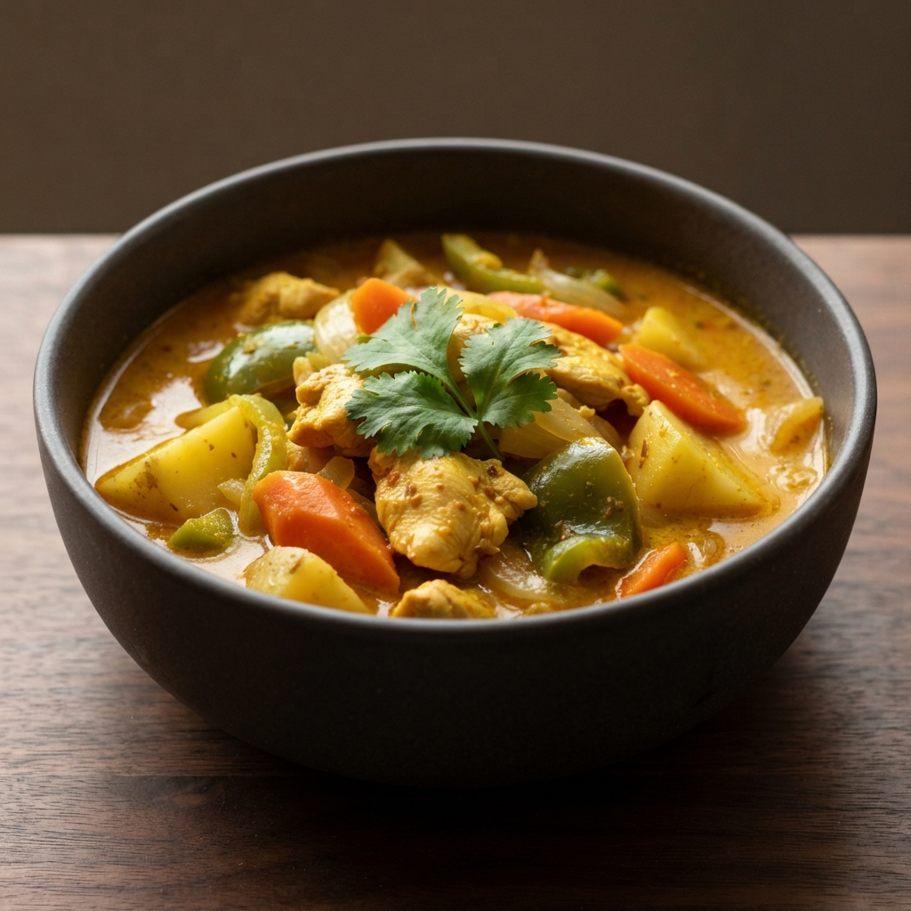 Vietnamese-Inspired Chicken Curry Soup