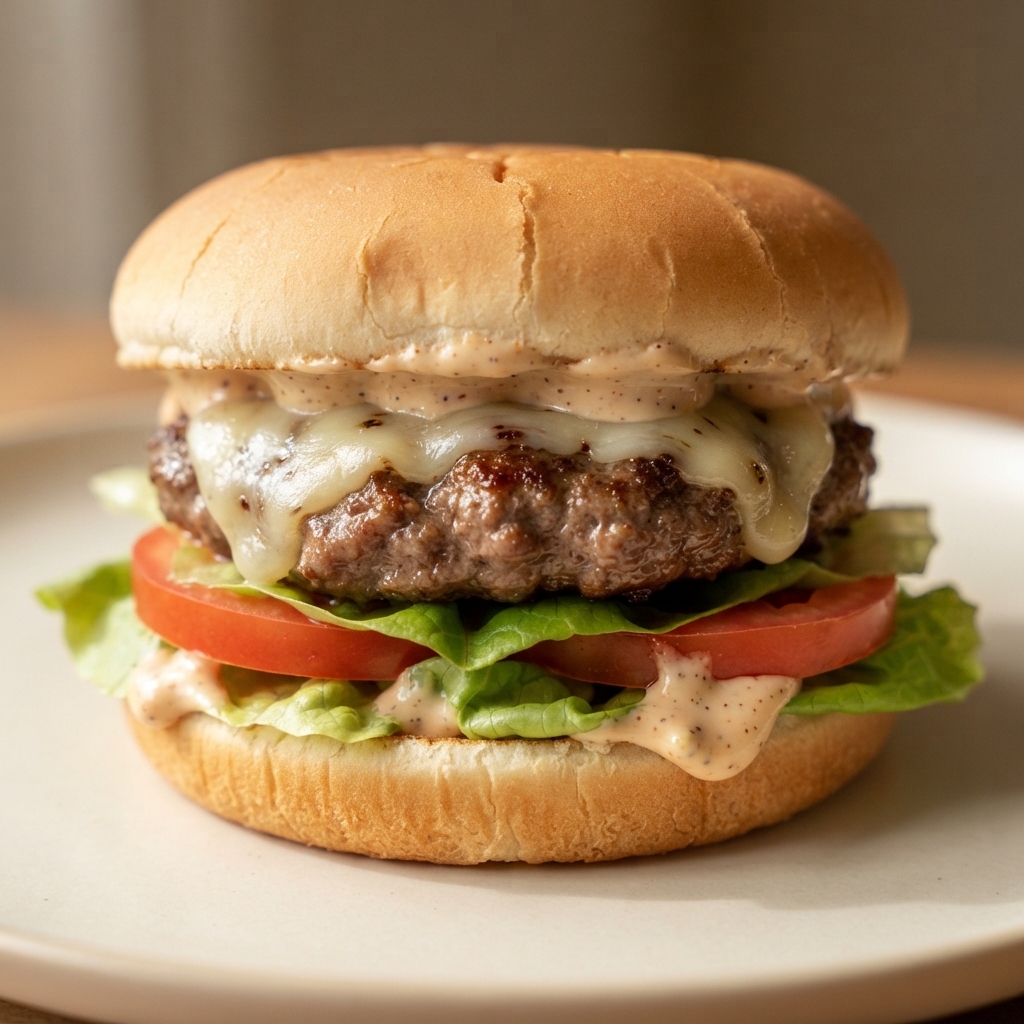 Tex-Mex Burger with Cajun Mayo