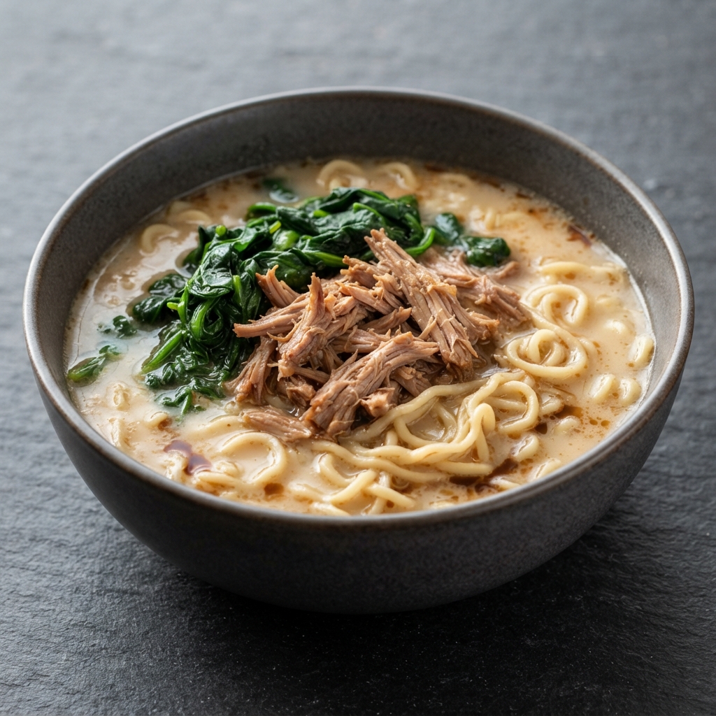 Pressure Cooker Tonkotsu-Style Ramen Broth