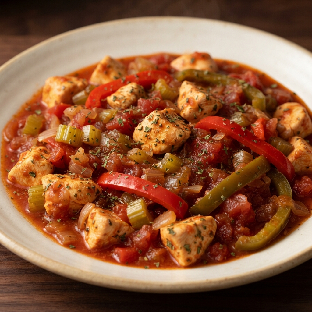 Boneless Chicken Cacciatore Skillet