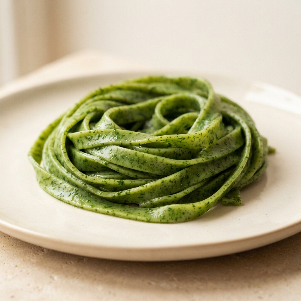 Homemade Spinach-Infused Pasta Dough