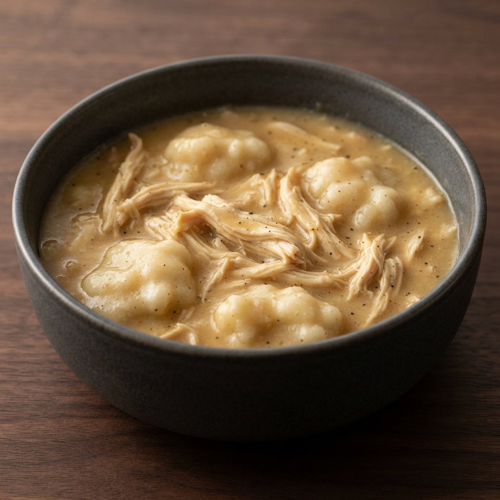 Homestyle Chicken and Dumplings, Version IV