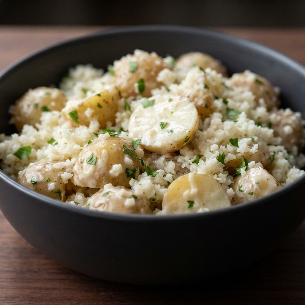 Healthier Creamy Potato Salad