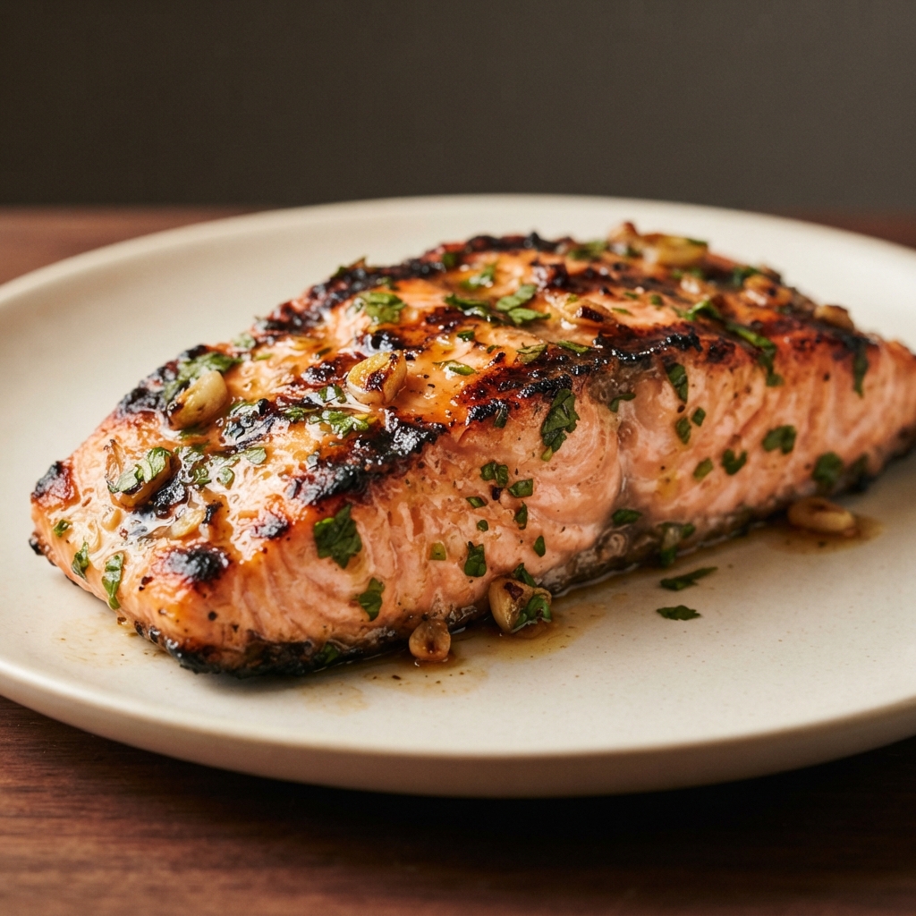 Grilled Cilantro Salmon