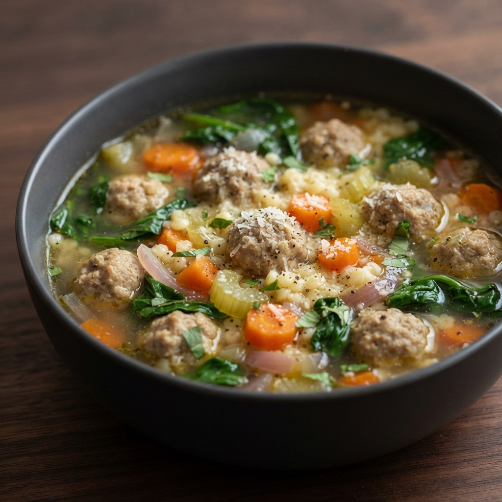 Pressure Cooker Italian Wedding Soup
