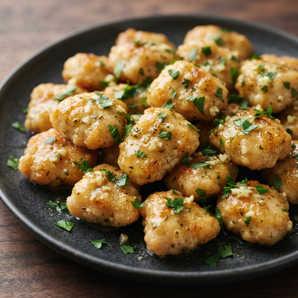 Butter-Garlic Chicken Nuggets