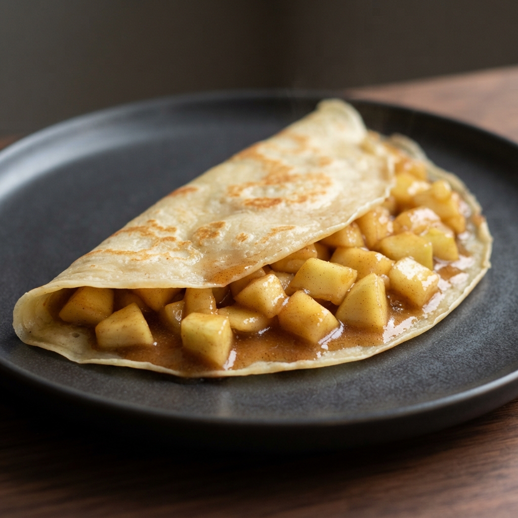 Yummy Apple Cinnamon Crepes
