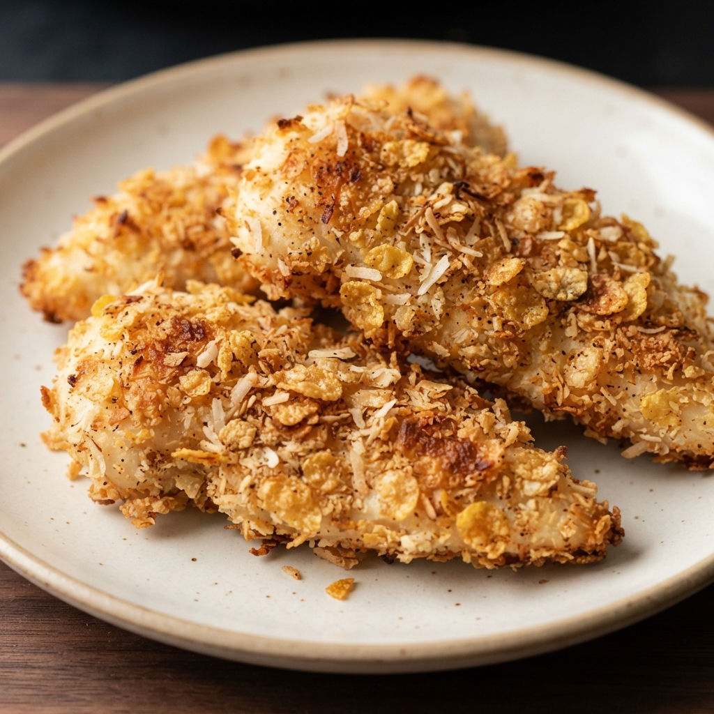 Air-Fryer Coconut-Crusted Chicken Tenders