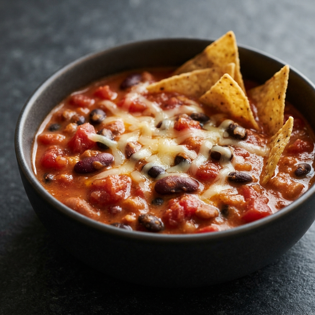 Creamy Peanut Butter Bean Chili