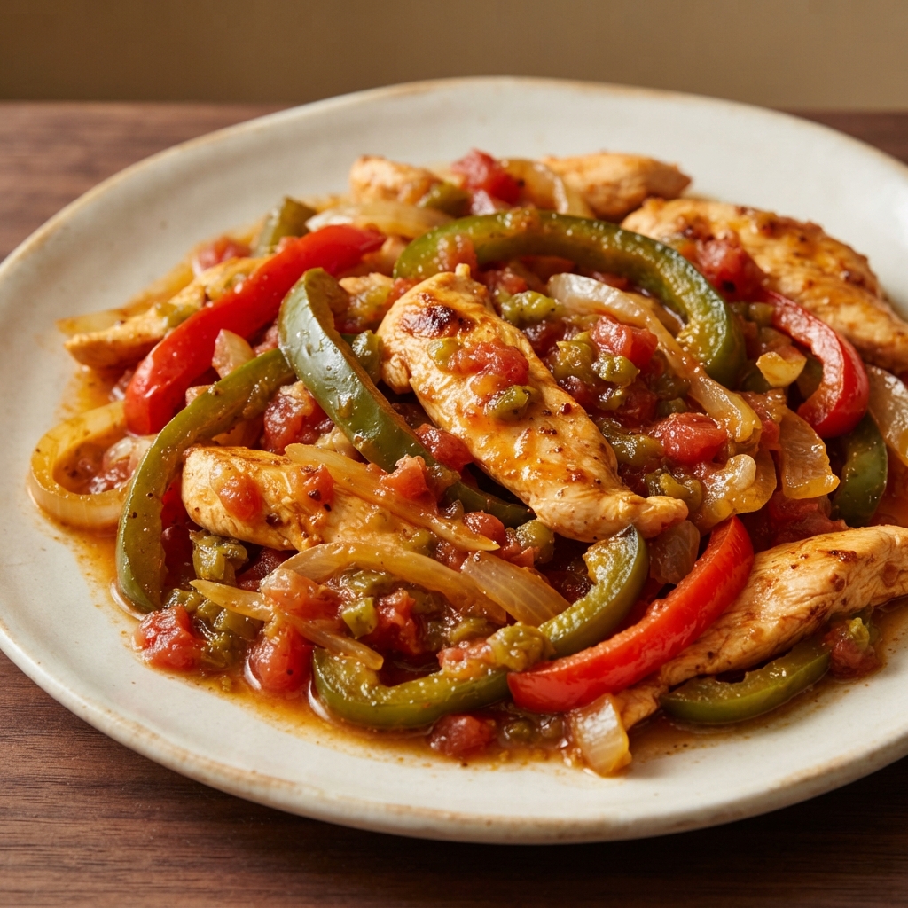 Oven-Baked Weeknight Chicken Fajitas