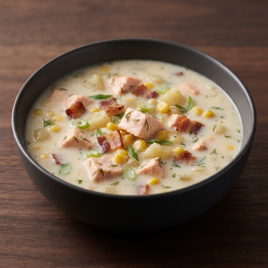Creamy Salmon Chowder, Version II
