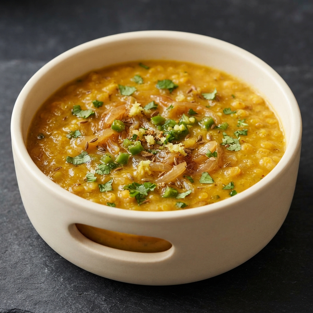 Indian Three-Lentil Daal with Heat