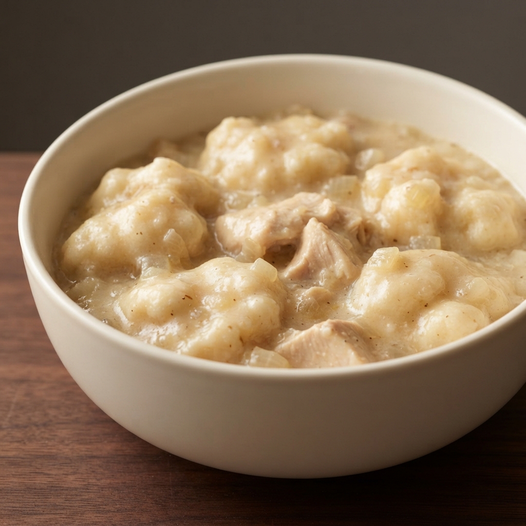 Crockpot Chicken with Biscuit Dumplings