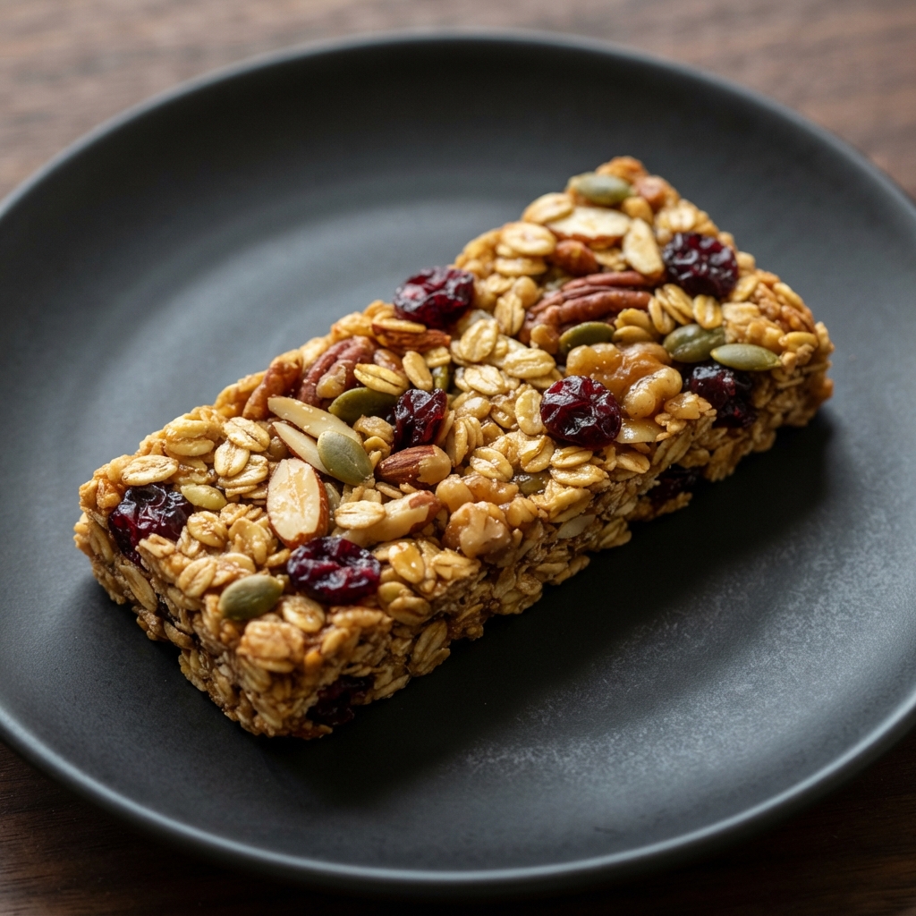 Cranberry Nut Granola Bars