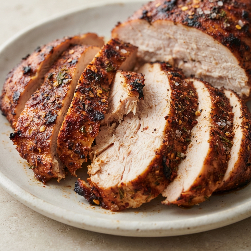 Chile-Lime Marinated Grilled Turkey Breast