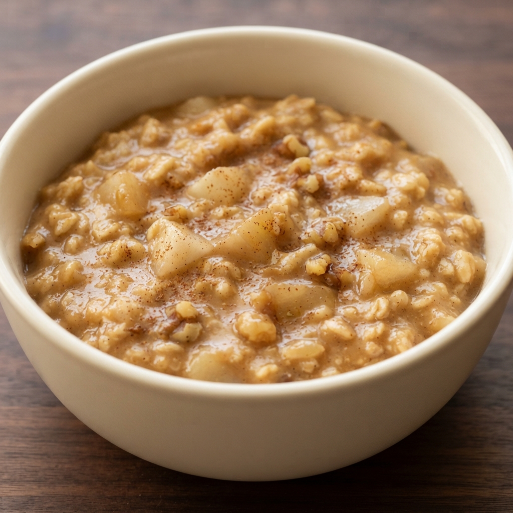 Make-Ahead Caramel Gingerbread Overnight Oats