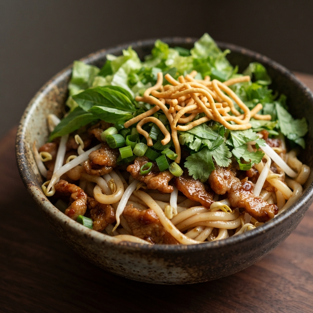 Cao Lầu (Vietnamese Noodle Bowl)