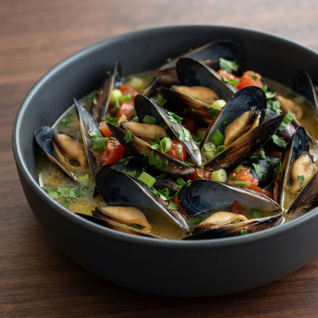 Patti's Mussels à la Marinière