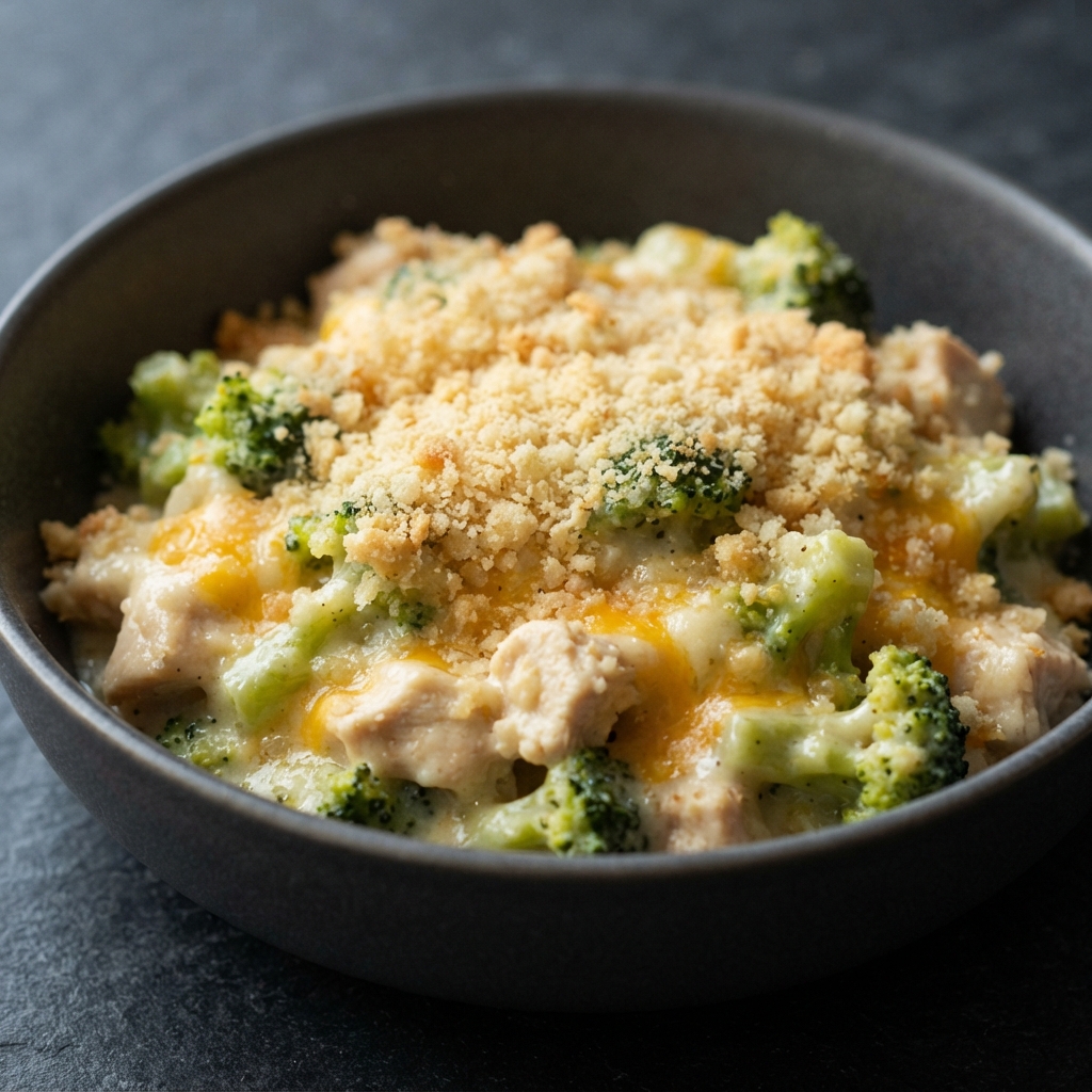 Cottage Cheese Chicken and Broccoli Bake