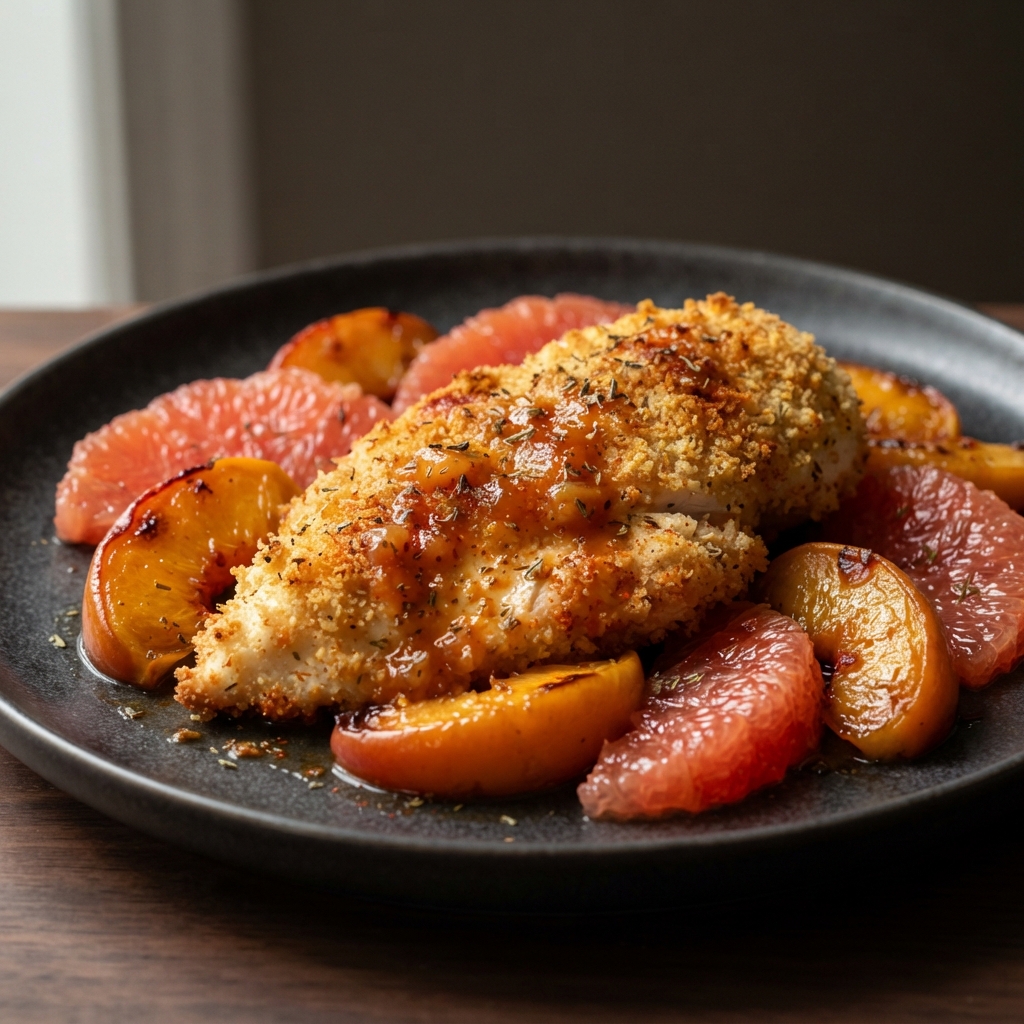 Island-Style Chicken with Grapefruit and Nectarine