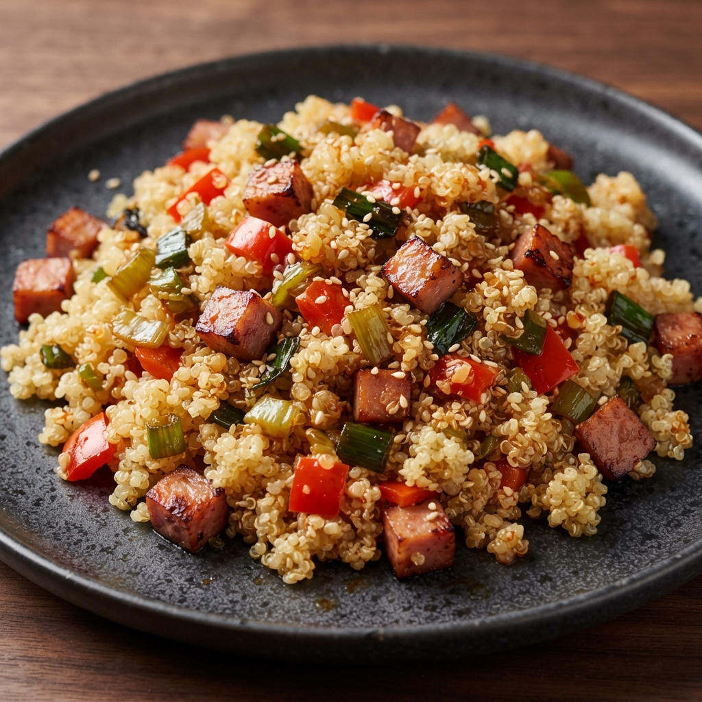 Quinoa Fried “Rice” with Pork