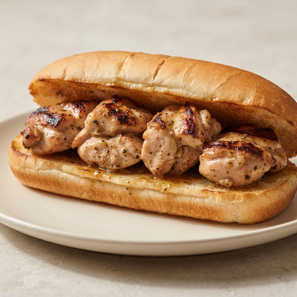 Char-Grilled Chicken Spiedies Sandwiches