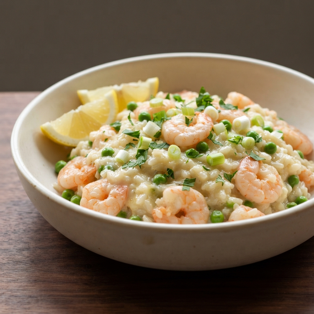 Pressure Cooker Shrimp Risotto