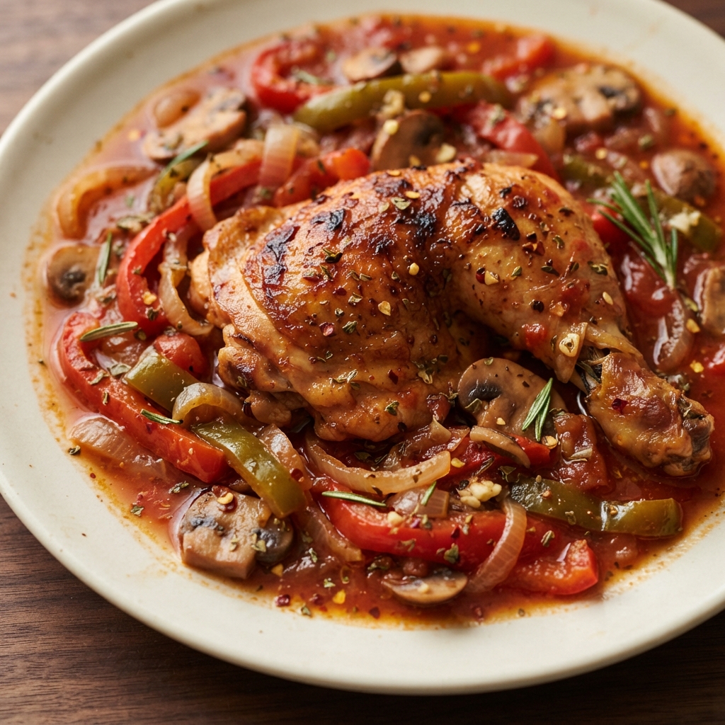 Chef John's Hunter-Style Chicken Cacciatore