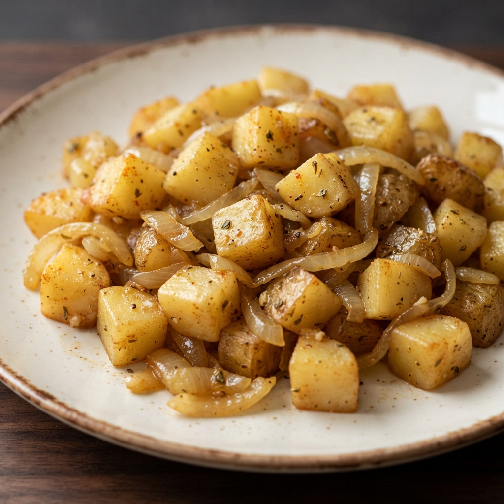 Microwave Lyonnaise-Style Potatoes