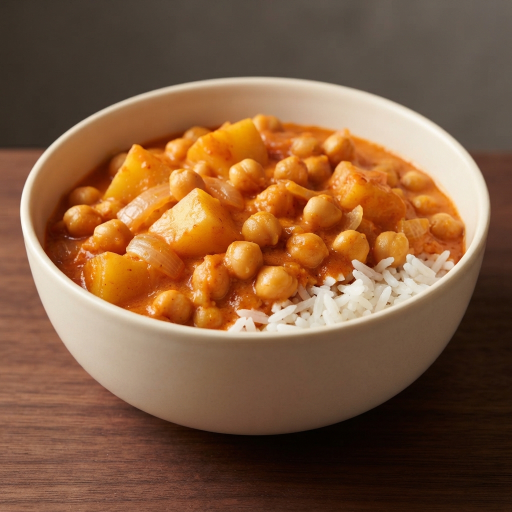 Creamy Chickpea and Potato Butter Curry