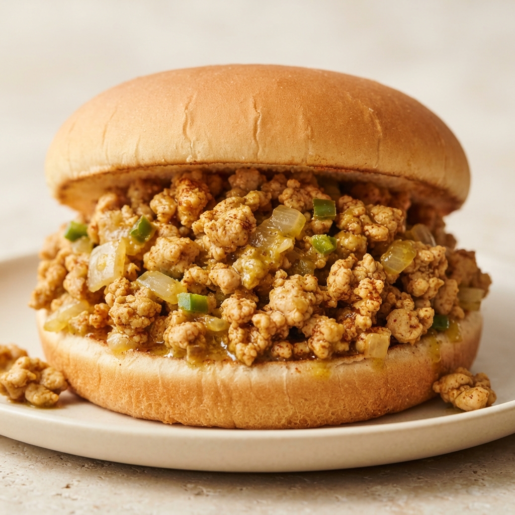 Spiced Turkey Loose-Meat Tavern Sandwiches