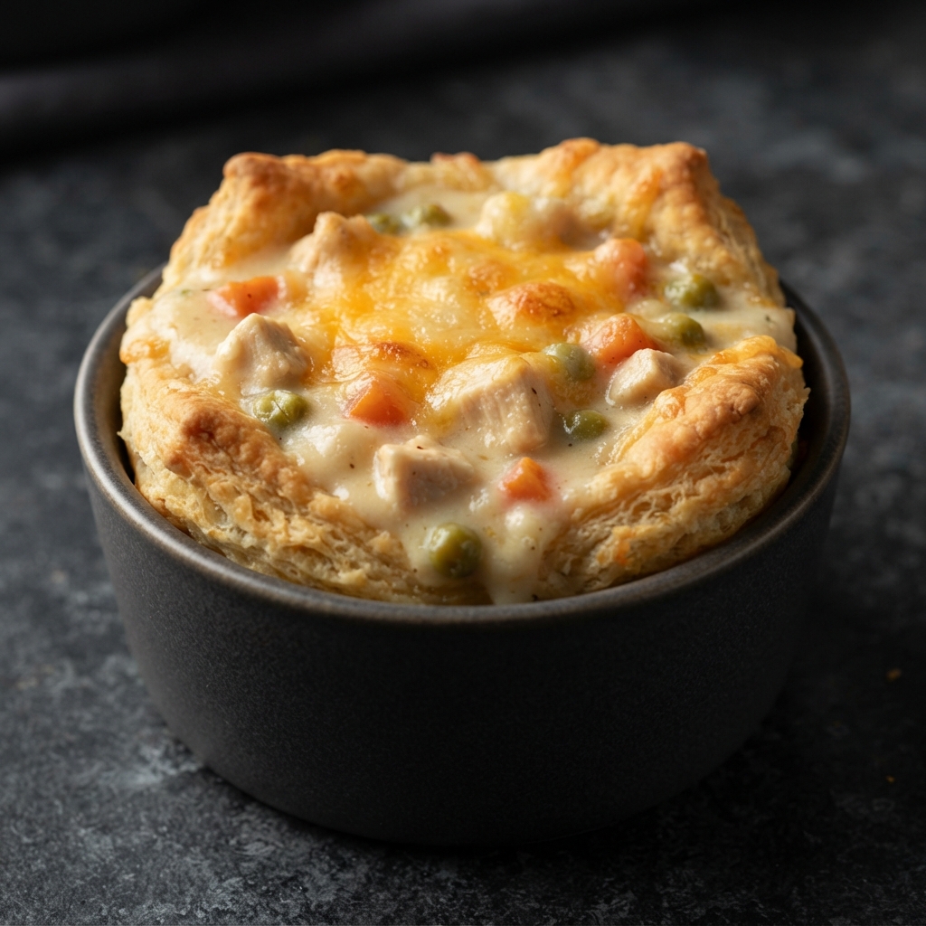Mini Chicken Pot Pie Biscuits