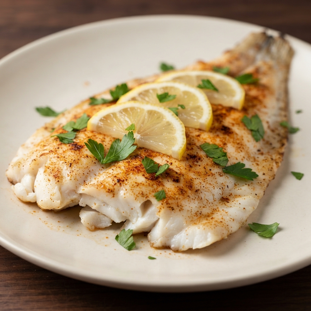 Quick Grilled Flounder Fillets