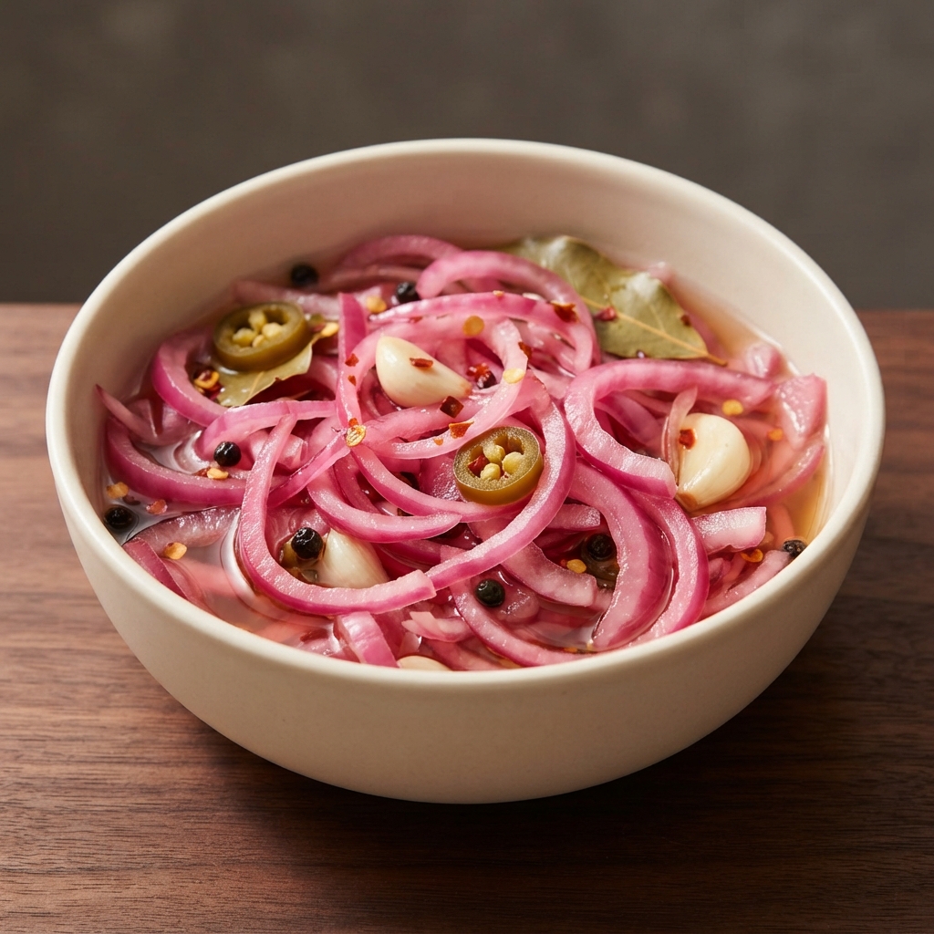 Crisp Quick-Pickled Red Onions