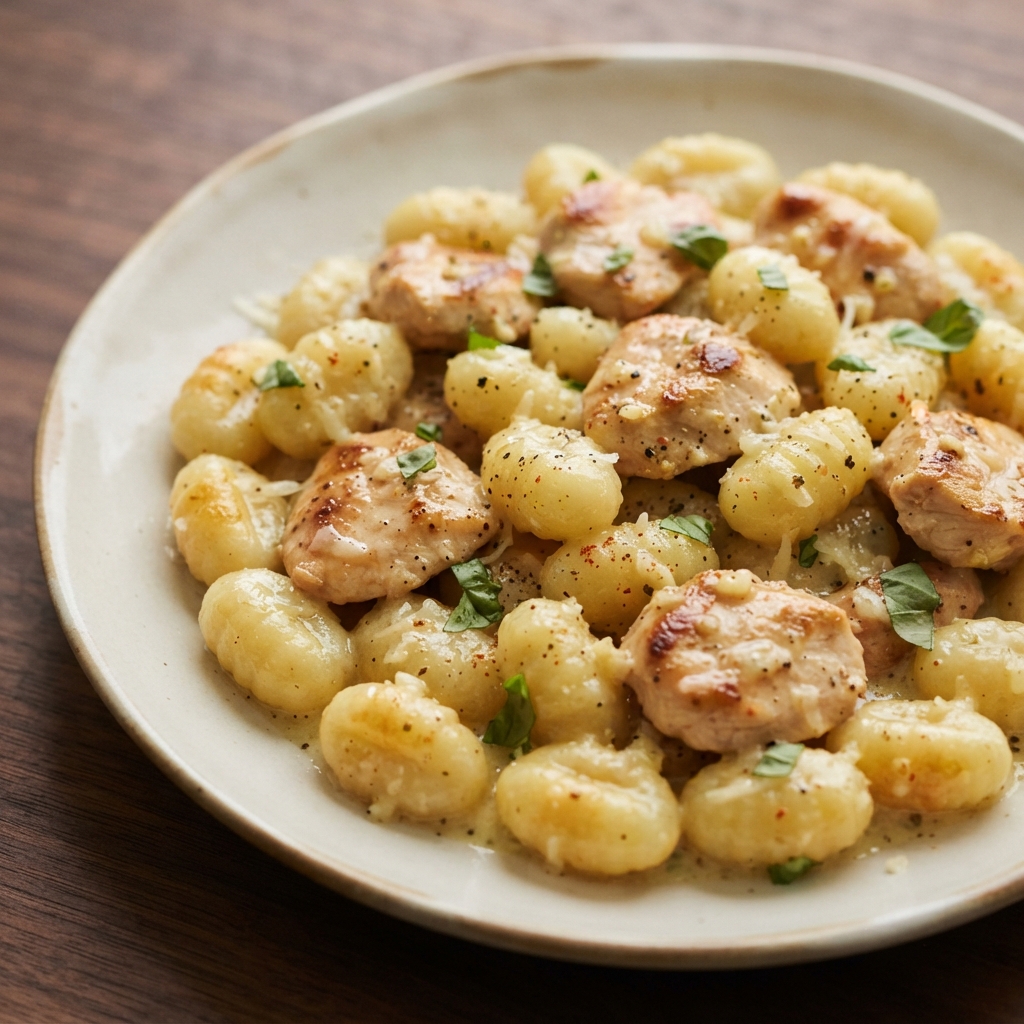 Lemon Chicken Gnocchi