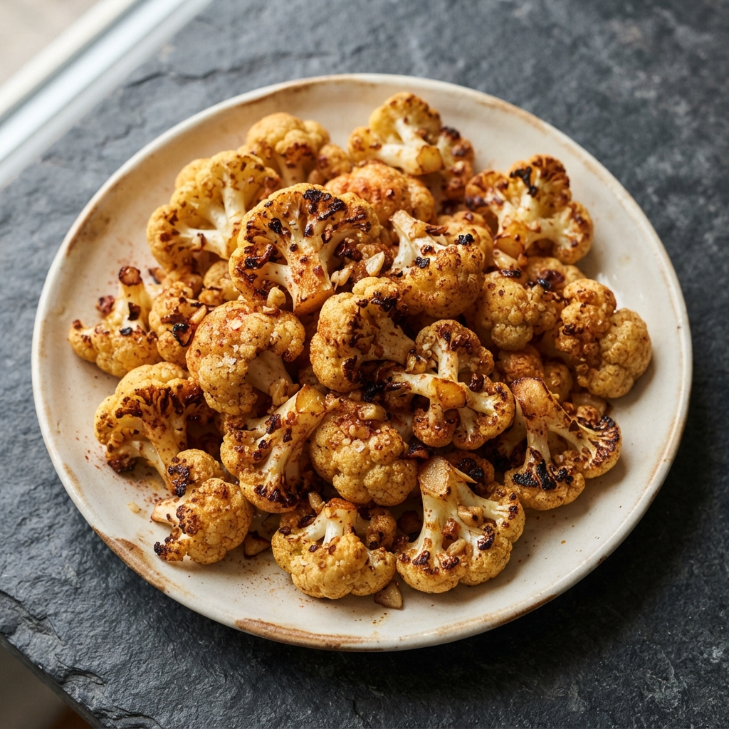 Crispy Air-Fried Cauliflower Florets